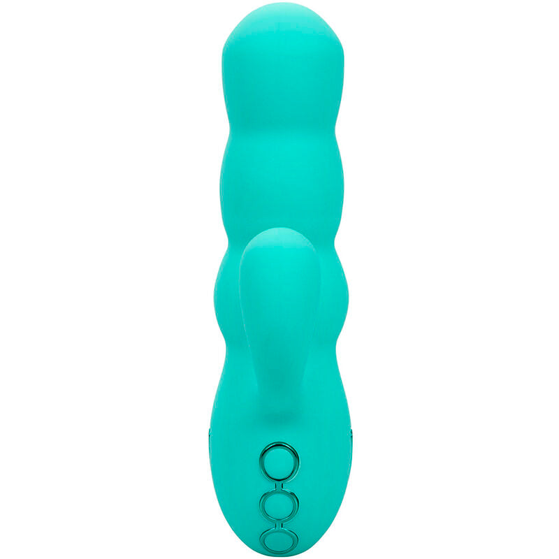 CALEXOTICS - DEL MAR DIVA VIBRADOR RABBIR AQUA GREEN BY CALIFORNIA DREAMING