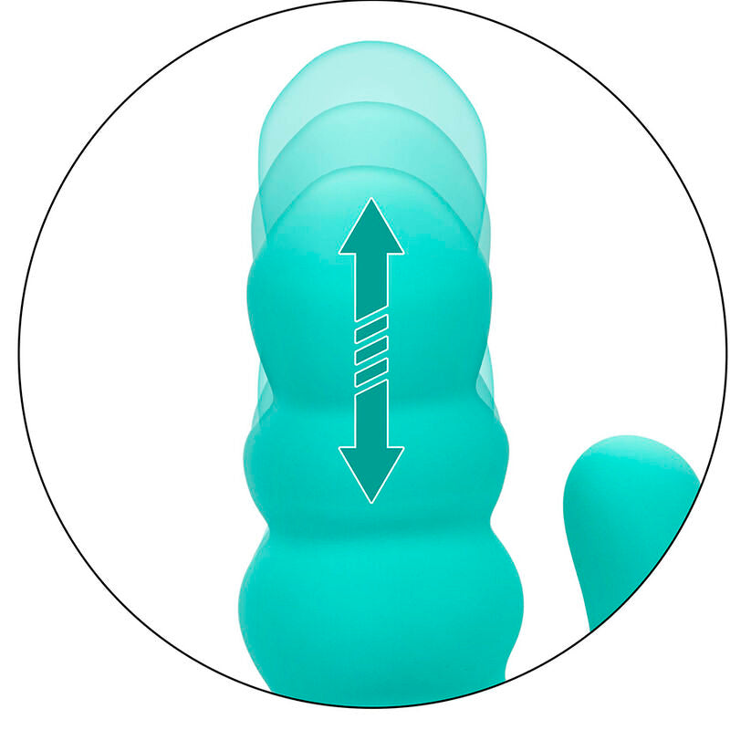 CALEXOTICS - DEL MAR DIVA VIBRADOR RABBIR AQUA GREEN BY CALIFORNIA DREAMING