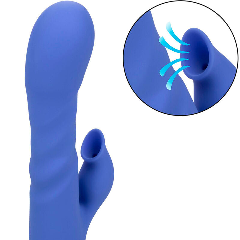 CALEXOTICS - LA LOVE VIBRADOR Y SUCTOR AZUL DE CALIFORNIA DREAMING