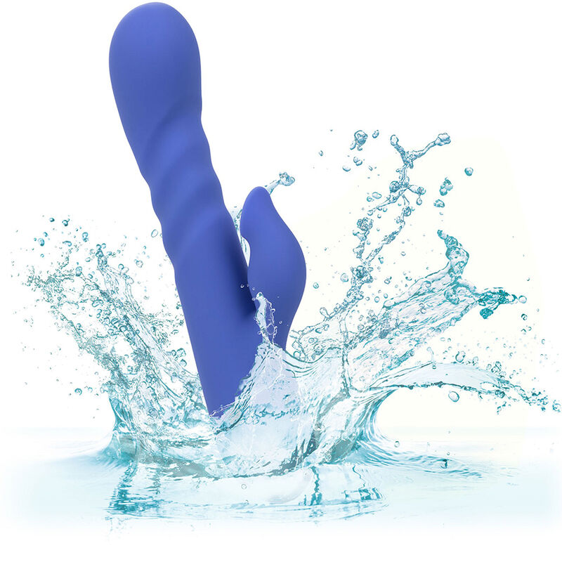 CALEXOTICS - LA LOVE VIBRADOR Y SUCTOR AZUL DE CALIFORNIA DREAMING