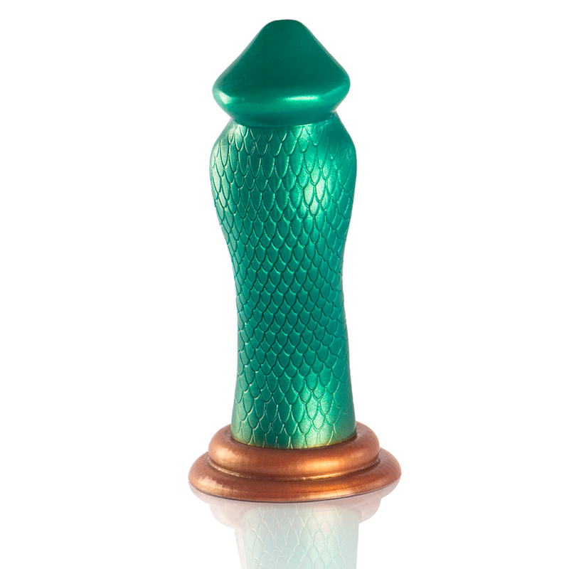 ÉPICO - DILDO DE PITÓN COBRA VERDE