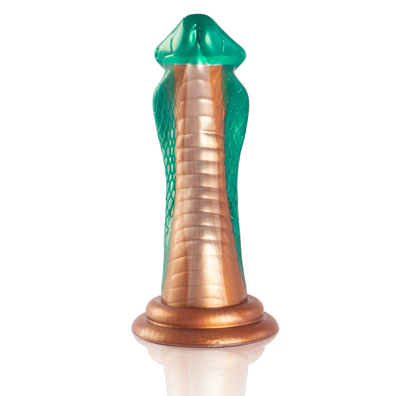 ÉPICO - DILDO DE PITÓN COBRA VERDE
