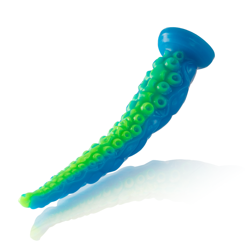 EPIC - DILDO DE TENTÁCULOS DELGADOS FLUORESCENTE SCYLLA TAMAÑO PEQUEÑO