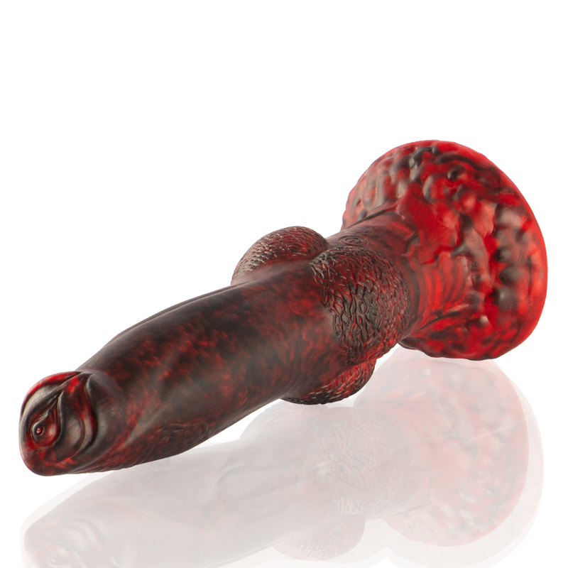 EPIC - DILDO PROMETHEUS TITAN EN LLAMAS CONTROL REMOTO RECARGABLE
