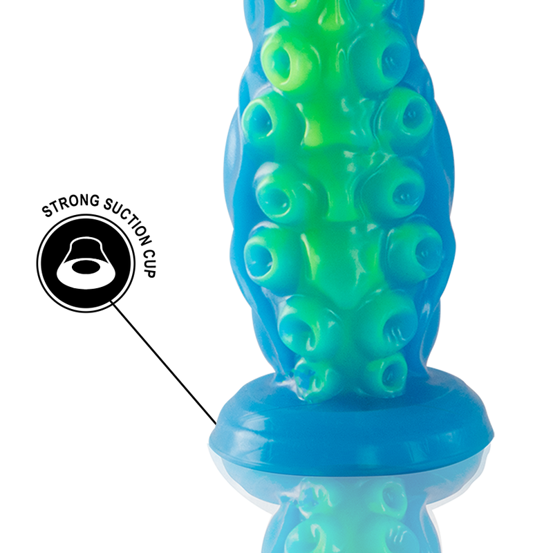 EPIC - DILDO DE TENTÁCULOS DELGADOS FLUORESCENTE SCYLLA TAMAÑO PEQUEÑO