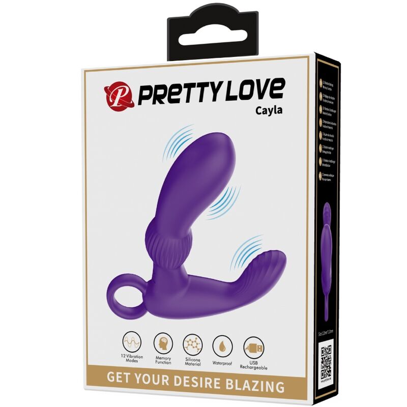 PRETTY LOVE - MASAJEADOR VIBRADOR ANAL CAYLA LILA