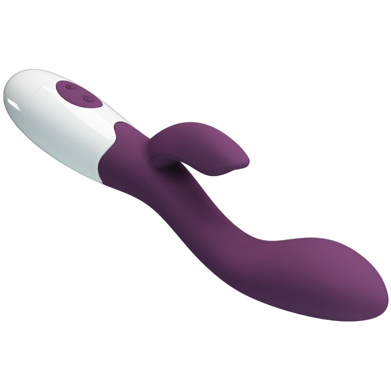 PRETTY LOVE - VIBRADOR PUNTO G BRILLANTE MORADO