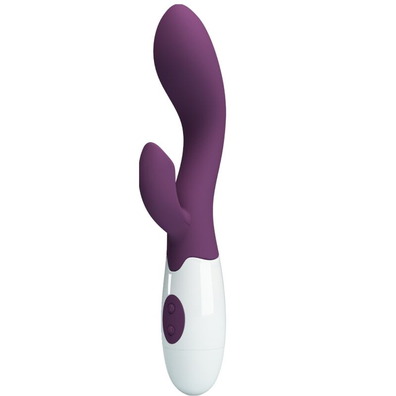 PRETTY LOVE - VIBRADOR PUNTO G BRILLANTE MORADO