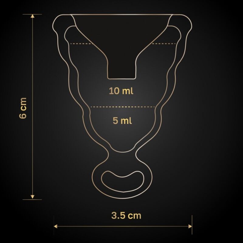 G-VIBE - COPA MENSTRUAL GCUP NEGRA