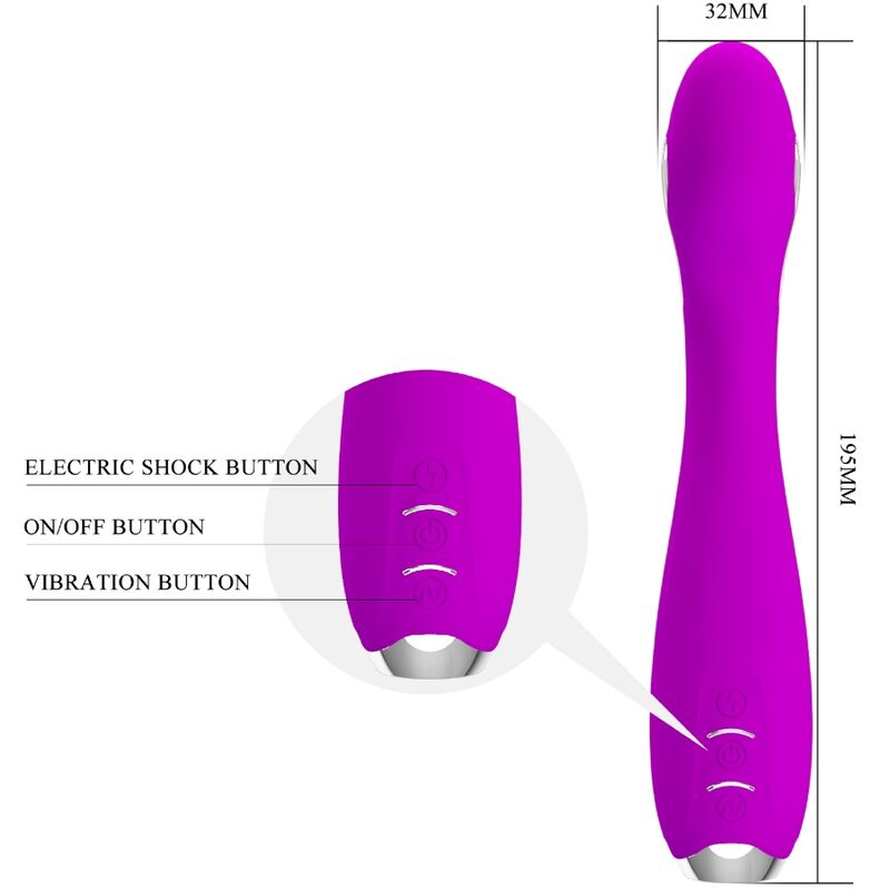 PRETTY LOVE - VIBRADOR ELECTROSHOCK HECTOR APP GRATIS VIOLETA