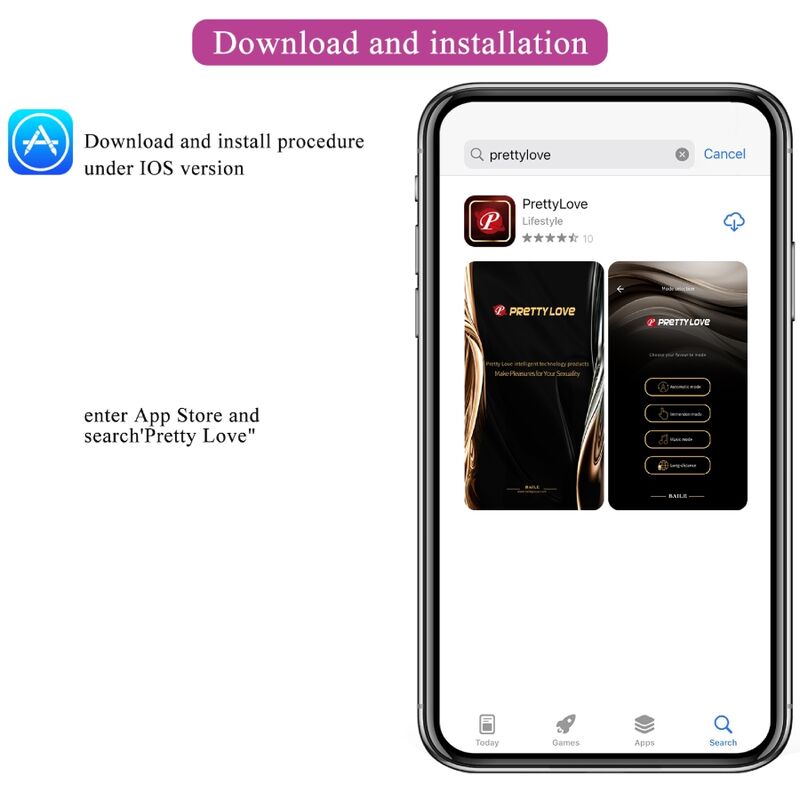 PRETTY LOVE - VIBRADOR ELECTROSHOCK HECTOR APP GRATIS VIOLETA