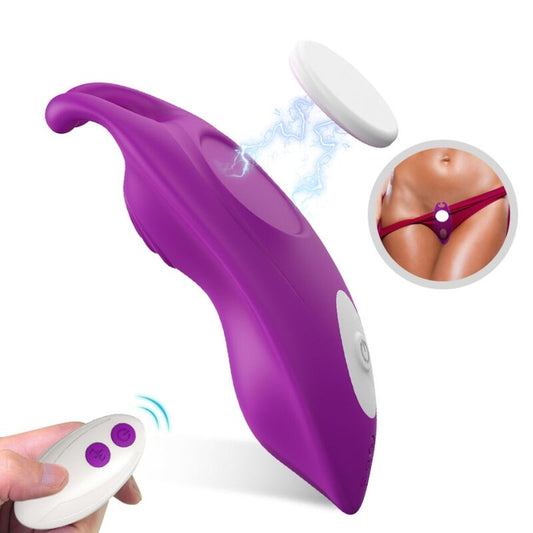 ARMONY - HONEYBEE BRAGUITAS VIBRADORAS CON CONTROL REMOTO PUNTO G MORADO
