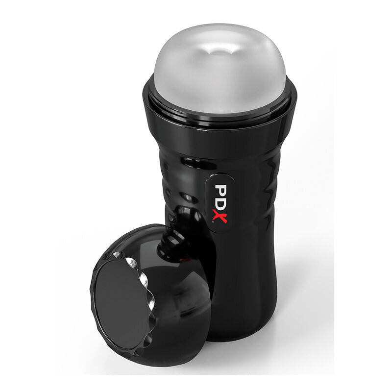 PDX EXTREME - MASTURBADOR AUTOLUBRICANTE SLIDE &amp; GLIDE TRANSPARENTE