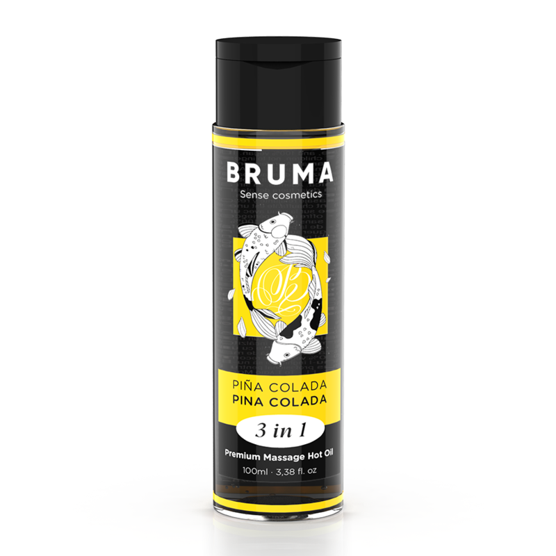 BRUMA - ACEITE DE MASAJE CALIENTE PREMIUM PIÑA COLADA 3 EN 1 - 100 ML