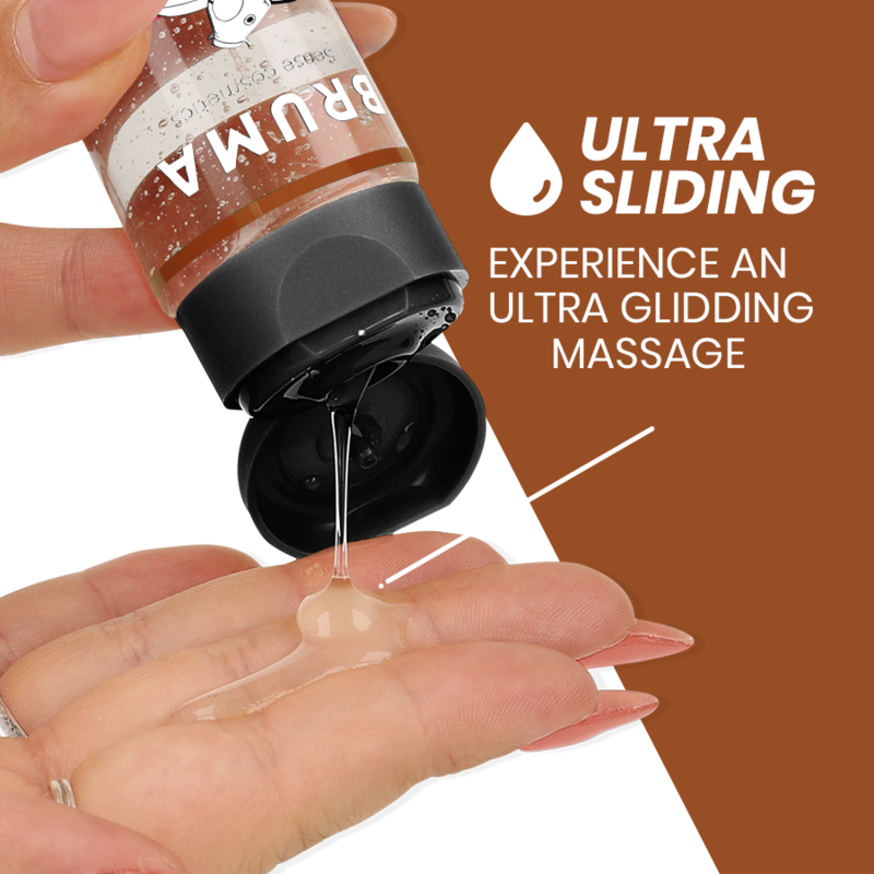 BRUMA - ACEITE DE MASAJE CALIENTE PREMIUM CUPCAKE 3 EN 1 - 100 ML