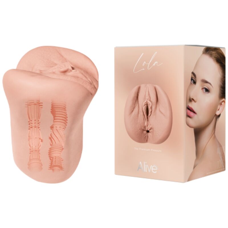 VIVO - LOLA DOBLE MASTURBADOR MASCULINO VAGINAL Y ANAL SUPER REALISTA CARNE