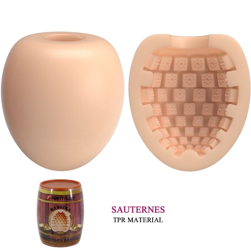 PRETTY LOVE - MASTURBADOR MASCULINO HUEVO CARNE MODELO 2