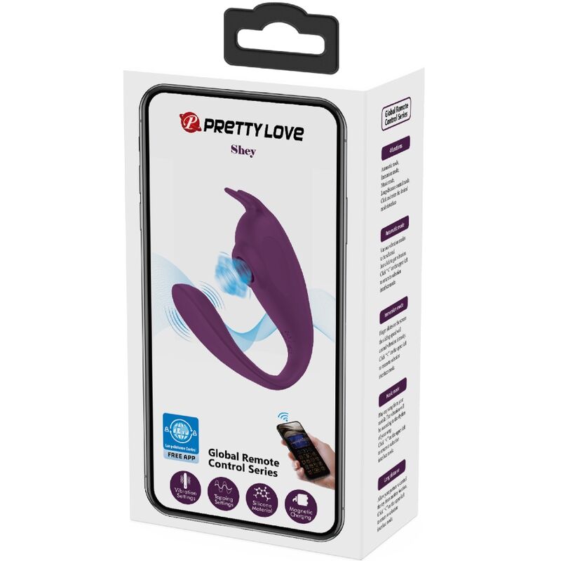PRETTY LOVE - ESTIMULADOR Y VIBRADOR SHEY APP GRATUITA LARGA DISTANCIA MORADO