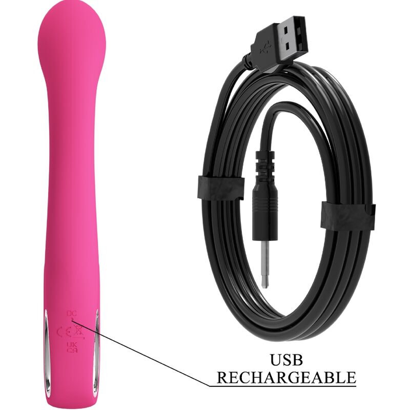 PRETTY LOVE - VIBRADOR FRITZ RABBIT 12 VIBRACIONES ROSA