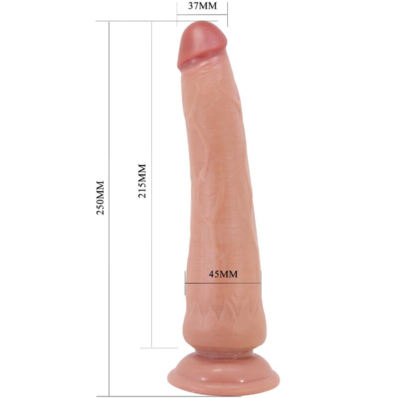 PRETTY LOVE - DILDO REALISTA TIEMEYER 25 CM MODELO 2 CARNE