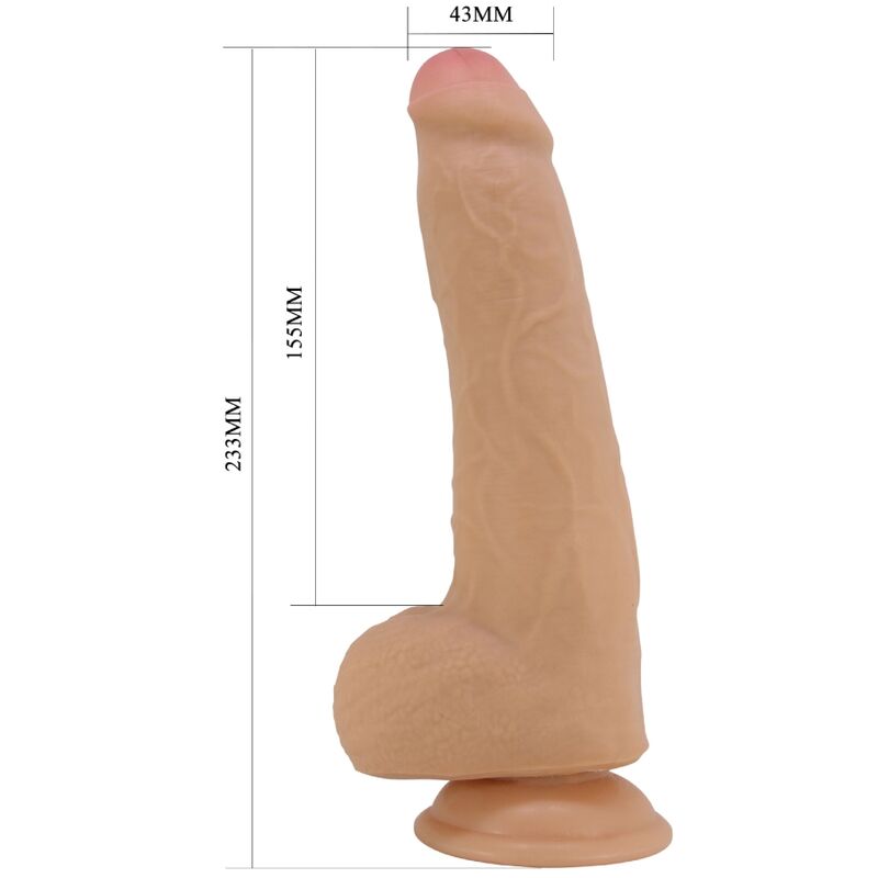 PRETTY LOVE - DILDO REALISTA DRACO 23 CM CARNE
