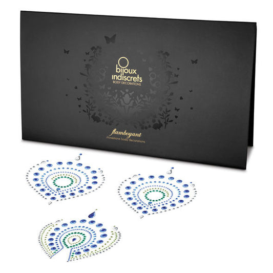 BIJOUX - INDISCRETS FLAMBOYANT AZUL&amp;VERDE