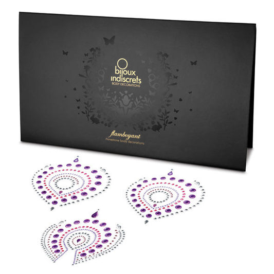 BIJOUX - INDISCRETS FLAMBOYANT LILA Y ROSA