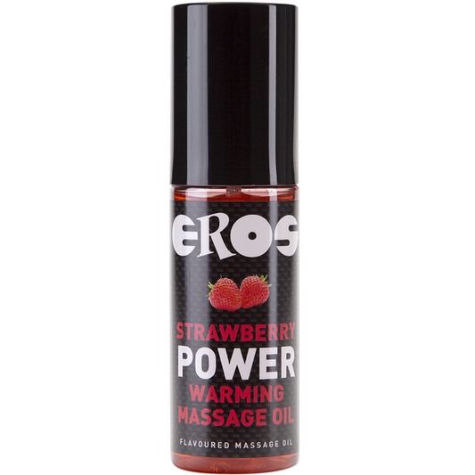 ACEITE DE MASAJE CALORÍFICO EROS STRAWBERRY POWER