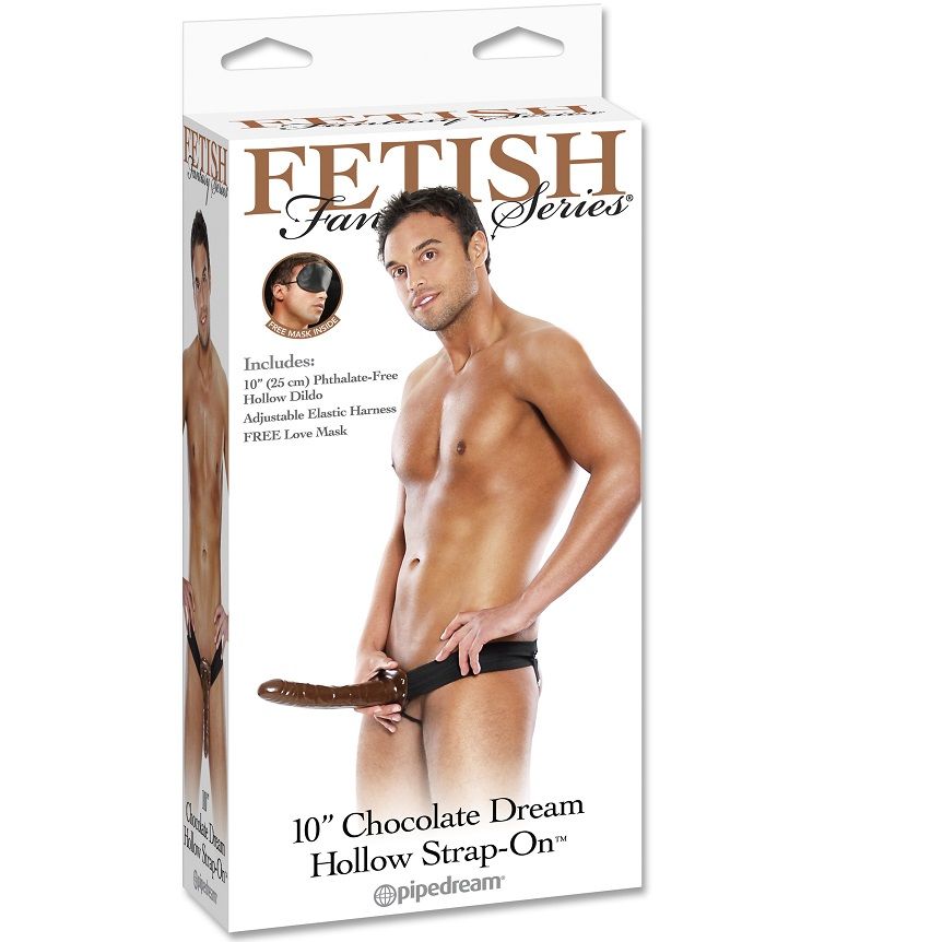 SERIE FETISH FANTASY - STRAP-ON HUECO CHOCOLATE DREAM