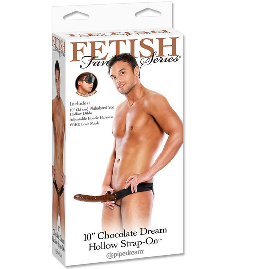 SERIE FETISH FANTASY - STRAP-ON HUECO CHOCOLATE DREAM