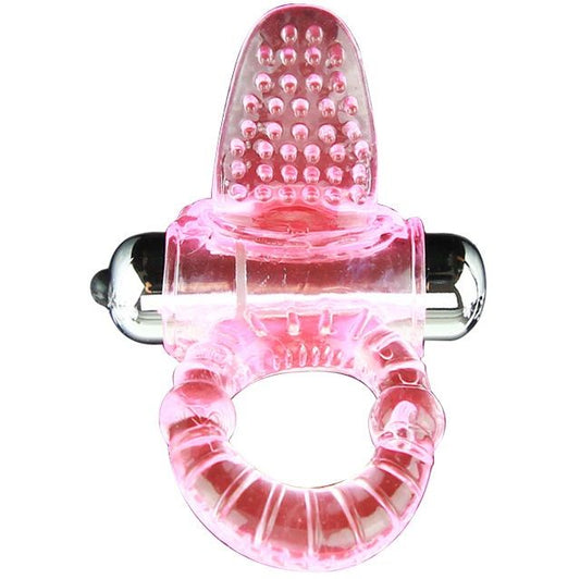 BAILE - SWEET ABS 10 RITMOS ANILLO VIBRADOR ROSA ANILLO PARA EL PENE