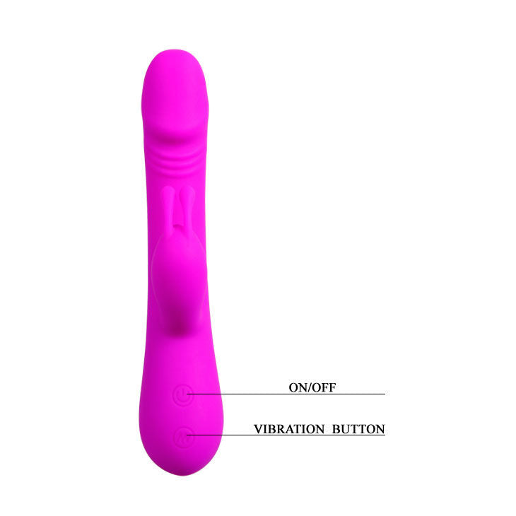 PRETTY LOVE - VIBRADOR DE FLIRTACIÓN CON RABBIT CLEMENT