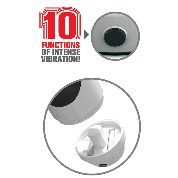 EXTREME TOYZ - MASTURBADOR VIBRADOR VAGINAL MEGA GRIP DE PIPEDREAM