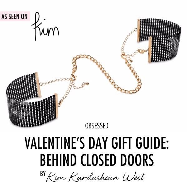 BIJOUX - ESPOSAS DE MALLA METÁLICA NEGRA DÉSIR MÉTALLIQUE