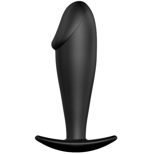 PRETTY LOVE - PLUG ANAL DE SILICONA CON FORMA DE PENE NEGRO