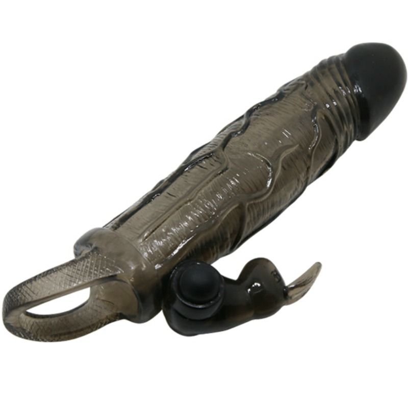 BAILE - FUNDA PARA PENE BRAVE MAN CON CONEJO NEGRO 16,5 CM