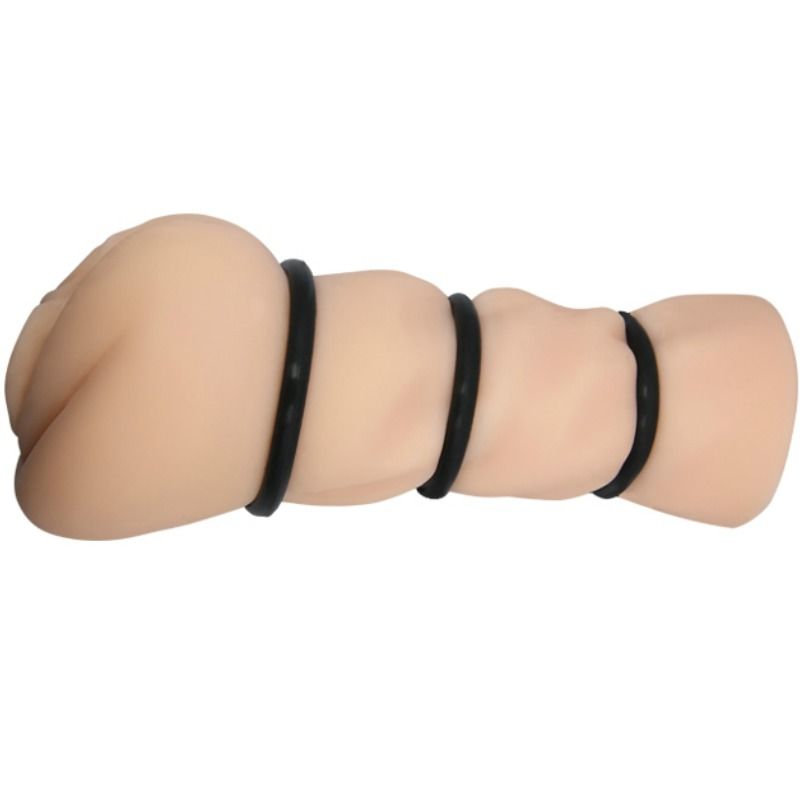 CRAZY BULL - MASTURBADOR DE VAGINA CON ANILLOS
