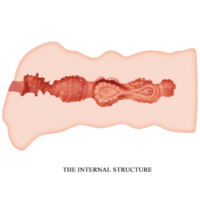 CRAZY BULL - MASTURBADOR DE VAGINA LEILA 13.5 CM