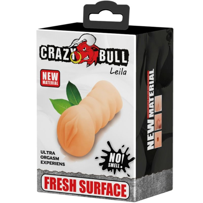 CRAZY BULL - MASTURBADOR DE VAGINA LEILA 13.5 CM