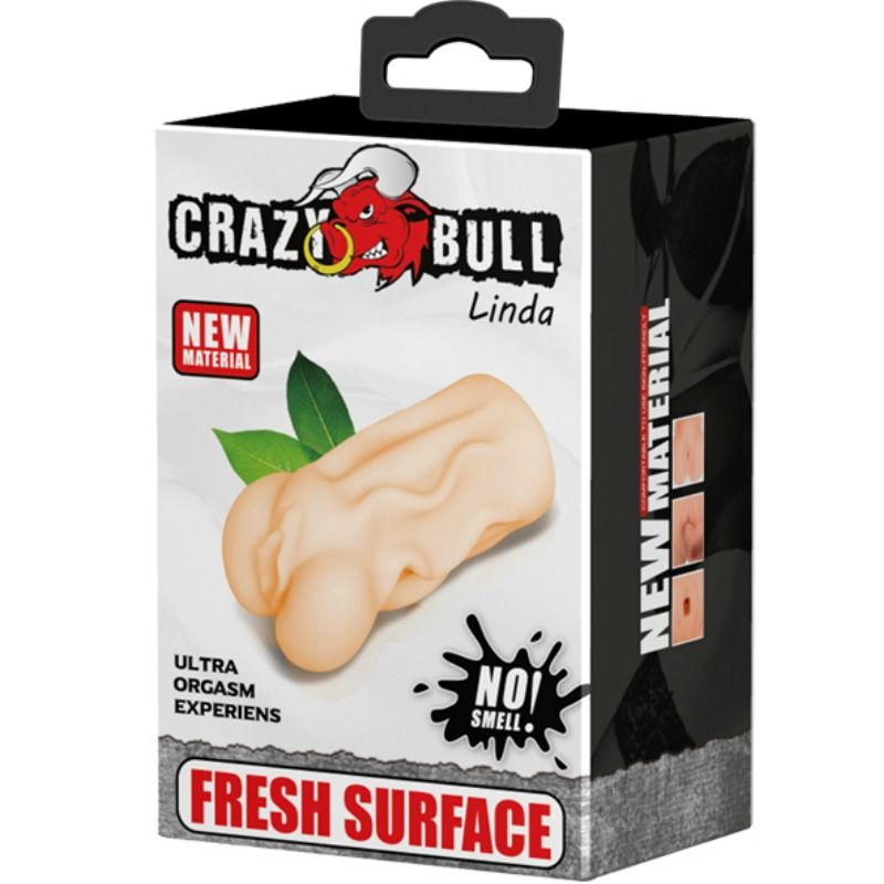 CRAZY BULL - MASTURBADOR DE VAGINA LINDA 13.7 CM