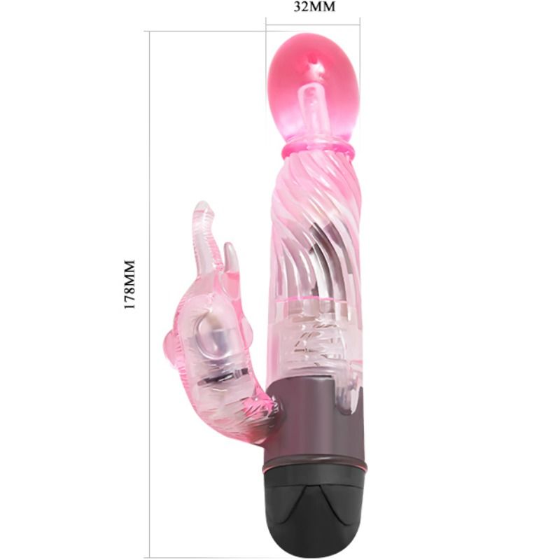 BAILE - TE DALE UNA ESPECIE DE AMANTE VIBRADOR CON CONEJO ROSA 10 MODOS