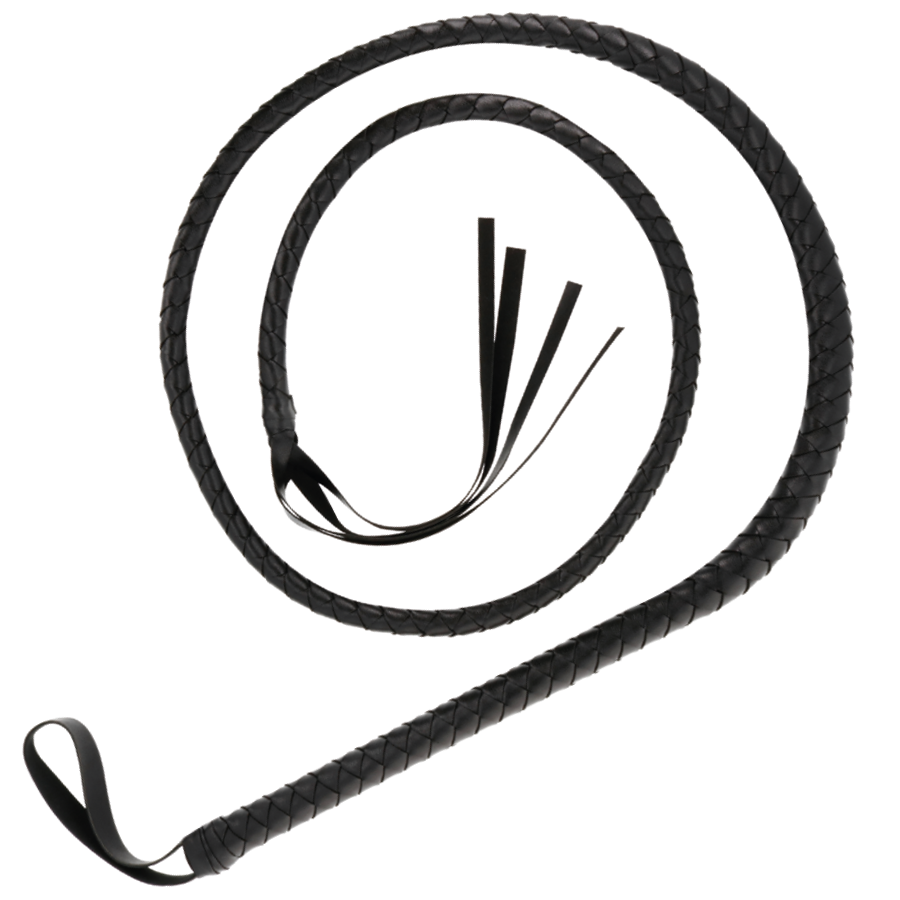 OSCURIDAD - LÁTIGO DE BONDAGE NEGRO 210CM