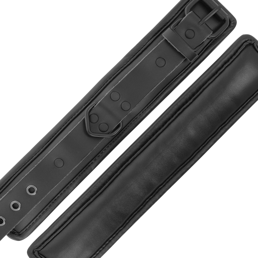 DARKNESS - ESPOSAS DE TOBILLO AJUSTABLES DE CUERO NEGRO