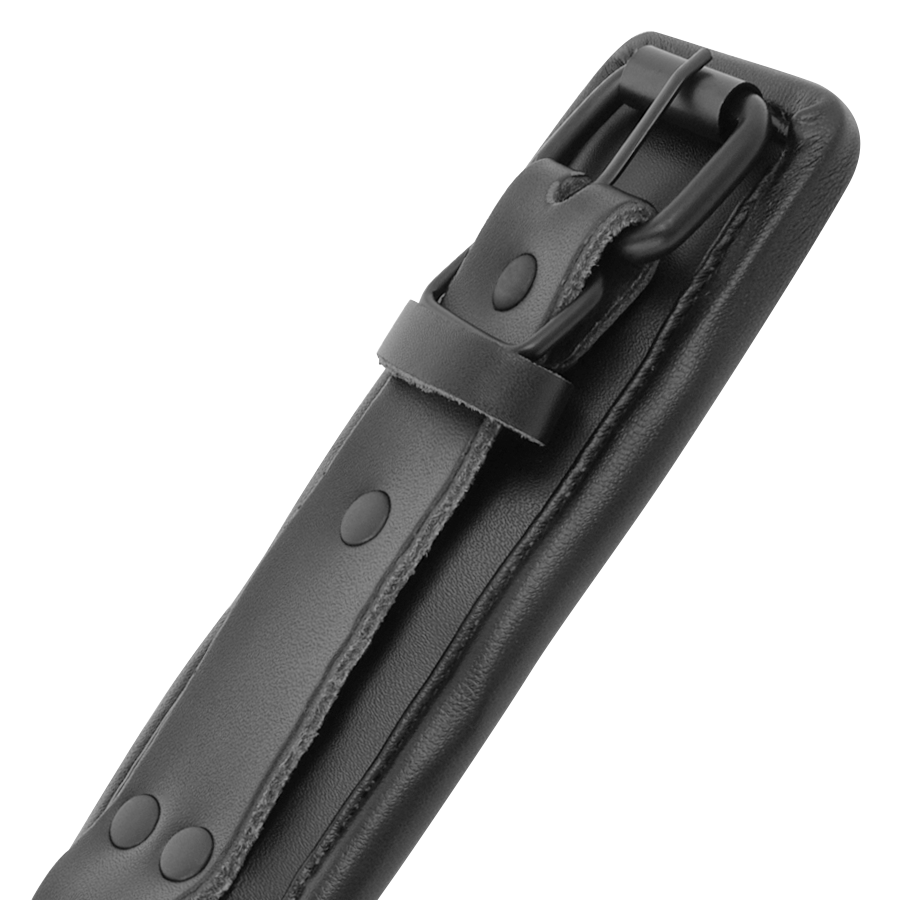 DARKNESS - ESPOSAS DE TOBILLO AJUSTABLES DE CUERO NEGRO