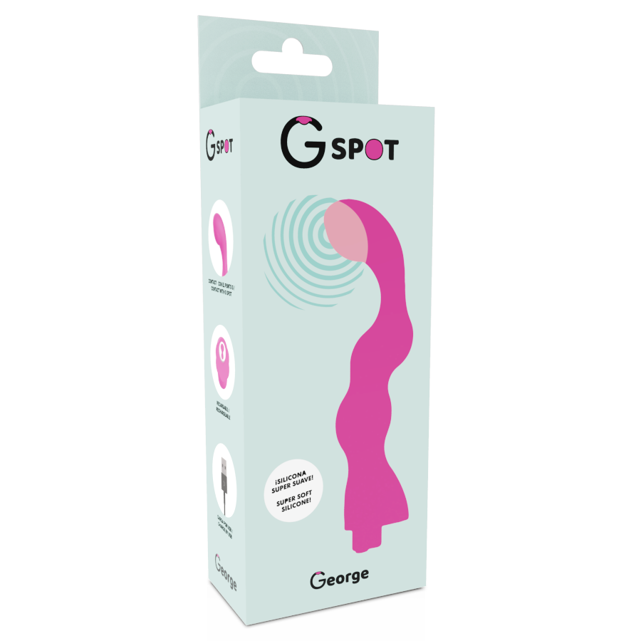VIBRADOR GEORGE G-SPOT G-SPOT ROSA GOMA