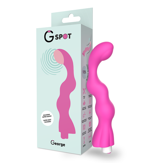 VIBRADOR GEORGE G-SPOT G-SPOT ROSA GOMA