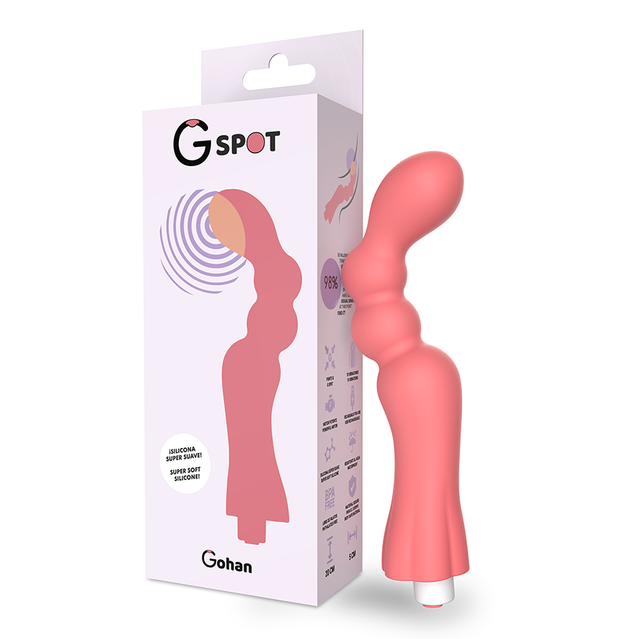 G-SPOT - VIBRADOR GOHAH ROJO CLARO