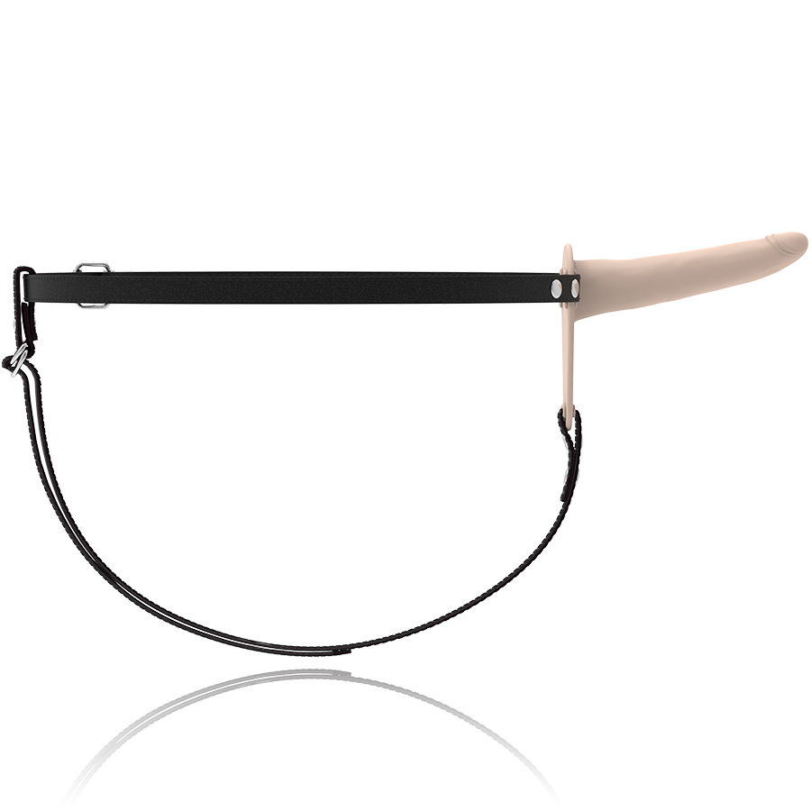 ARNÉS FETICHE SUMMISSIVE - SILICONA COLOR CARNE 15 CM