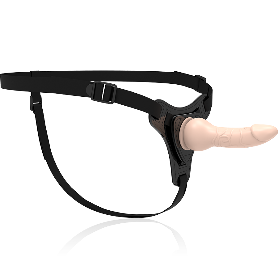 ARNÉS FETICHE SUMMISSIVE - SILICONA REALISTA CARNE 16 CM