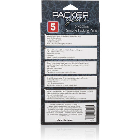 CALEXOTICS - ENVASE DE SILICONA PENE 12,75 CM CARAMELO